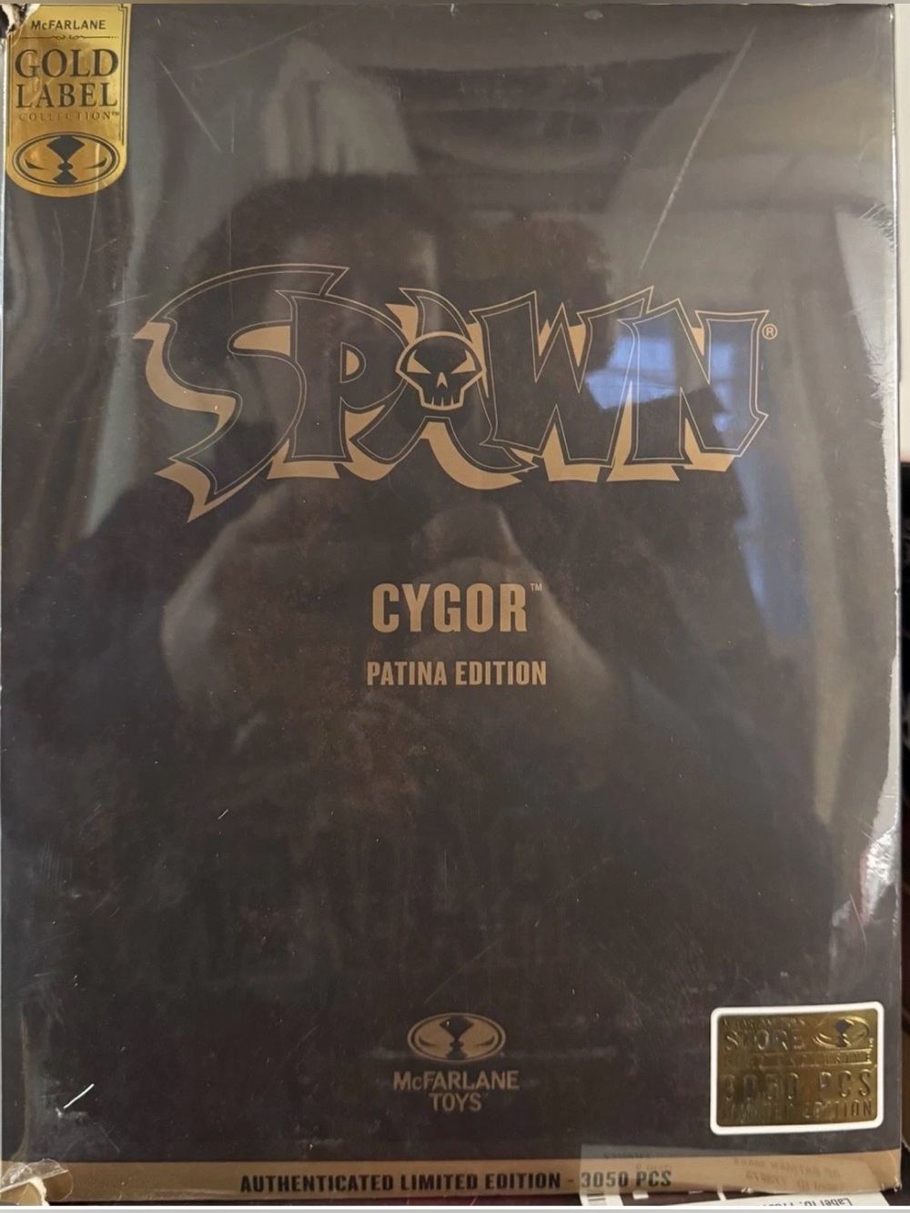 McFarlane Gold Label Spawn Cygor Patina Edition Megafig 12" - 3050 LTD - Sealed